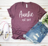 Aunt To Be - Auntie Est2021 - Gifts For Aunts - Aunt Gifts - Gift For Aunt - Aunt Shirts Shirts - Christmas Gifts for Aunt - Custom shirts
