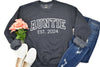 Auntie Est 2025 Sweatshirt, Custom Aunt Sweater, Gift for Aunt, Pregnancy Announcement, Cool Aunt Sweatshirt, Sister Gift, Aunt Mother's Day