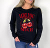Love You Cherry Much, Valentines Shirt, Gift For Wife, Cherry, Japan, Love Shirt, Valentines Heart, Valentines Day Unisex Long sleeve Shirt
