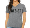 Resist Shirt, Political Shirts, Protest Shirt, Anti Trump Shirt, Rebel Shirt, Progressive, Womens Graphic Soft Triblend V neck Mens shirt
