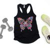 8647 Tank Top, Resist 8647 Floral Butterfly, Protest Tank, Liberal Tank top, Political Pro-Democracy top, Boho Shirt, Subtle 8647 Gym Top