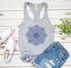 Mandala Subtle FDT Tank top, Mandala Shirt, Pro Choice Feminist, subtle Resist Tee, Political protest shirt, Liberal tee, FDT Yoga Gym Top