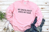 My oncologist does my hair Sweatshirt, Cancer Warrior, Cancer Survivor Gift, Breast Cancer Gift, Unisex Sweatshirt Stronger Than Cancer