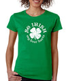 SignatureTshirts Woman's ST.Patricks Crew So Irish My Liver Hurts Funny Shamrock Shirt