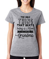 SignatureTshirts Women's Beats Being a Mom is Becoming a Grandma T-Shirt