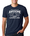 SignatureTshirts Men's What an Awesome Dad Looks Like Vintage Fathers Day T-Shirt