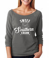 SignatureTshirts Woman's Raglan Sweet Souther Charm Cute Shirt
