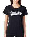 SignatureTshirts Women's Adorkable T-Shirt