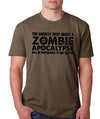 SignatureTshirts Men's The Hardest Part About A Zombie Apocalypse T-Shirt