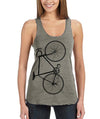 SignatureTshirts Women's Bicycle Racerback Tank Top