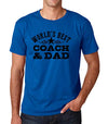 SignatureTshirts Men's World's Best Coach & Dad Cool Family Star Sports T-Shirt