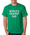 SignatureTshirts Men's Worlds Okayest Dad Crew Neck Funny T-Shirt