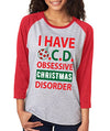 SignatureTshirts Womens I Have OCD. Obsessive Christmas Disorder T Shirt