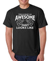 SignatureTshirts Men's What an Awesome Dad Looks Like Vintage Fathers Day T-Shirt
