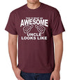 SignatureTshirts Men's T-Shirt Awesome Uncle Funny Novelty Graphic Tee