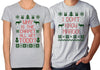 Matching Christmas Party T Shirts - I Don't Know Margo and Why is the Carpet All Wet Todd - Unisex Cotton TShirts - SET OF 2 - Couple shirts