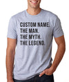 Personalized Shirt The Man The Myth The Legend Custom Papa Shirt Fathers Day Gift Dad and Husband Gift Customized Shirt for dad grandpa