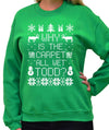 Why is the Carpet All Wet Todd Unisex Sweatshirt. Ugly Christmas Sweater. Christmas Sweatshirt. Funny Christmas Sweater.