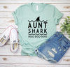 Aunt Shark Shirt, Custom Shark, Aunt Shark tee, Aunt Doo Doo Doo Shirt, Aunt Gift Shirt, Shark Family Shirts, Funny Aunt Pregnancy Reveal