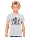 Birthday Shark Doo Doo Doo T-shirt, Family Shark Shirts, Unisex Womens Toddler Kids Cute Matching Shark T Shirts, Mom Dad Shark for birthday