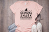 Grandma Shark Shirt, Birthday Shark, Family Shirts, Baby Shark, Mothers Day, Pregnancy Gender Reveal, Unisex Graphic Tee, Shark Party Shirts