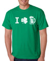 Irish St Patrick's Day Mens Shirt I Clover love Beer Mens T shirt Shamrock Gift Tshirt Cool Shirts Party T shirt Ireland Green Tee shirt