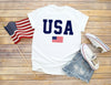 USA Shirt, 4th of July Shirt Women Memorial Day Tshirt, American Flag Tee, USA TShirt, Fourth of July America Shirt, Patriot tee