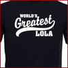 World's Greatest Lola Filipino grandmother T-Shirt Mother's Day tshirt shirt S-2XL