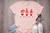 Valentine Love Gnomes Shirts, Love Shirts, Valentines Day Shirt For Couple, Heart Shirt, Cute Valentine Shirt, Valentines Day Gift