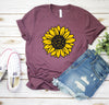Sunflower Graphic Shirt, Wildflower shirt,floral t-shirt Gift, Birth Month Flower, Gift for sister, Summer Shirt, Women Shirt, Flower Shirt