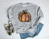 Tie Dye Pumpkin Sweatshirt - Pumpkin Sweatshirt - Unisex Fall Sweatshirt - Halloween - Thankful - Cute Fall Sweatshirt