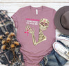 Check Your Boobs shirt, Breast Cancer Awareness T-Shirt, Cancer Survivor, Hope Shirt, Breast Cancer Warrior, Skeleton shirt, Sugar skull