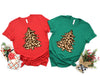 Christmas Tree Shirts, Leopard Christmas Tree Shirt, Leopard Christmas Tee, Christmas Shirt, Holiday Shirt, Merry Christmas, Leopard graphic