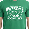 This is What an Awesome Dad Looks Like Shirt tshirt AWESOME Daddy T-Shirt Christmas Gift Birthday Fathers Day Gift for Dad New Dad Gift tee