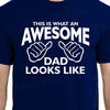 This is What An AWESOME Dad Looks Like Mens T Shirt t-shirt Father's day gift new dad shirt daddy pregnancy announcement