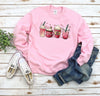 Valentine Coffee Heart Sweatshirt, Womens Cute Valentine Shirt, Coffee Love Sweatshirt, Women Valentine Sweater,Funny Valentine Gift for Her