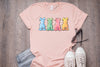 Watercolor Easter Bunnies Shirt, Easter Shirt, Bunny Shirt, Happy Easter Shirt, Vintage Easter Shirt, Easter Gift, Bunny family tee, Teacher
