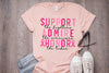 Breast Cancer Shirt, Cancer Ribbon Shirt, Support Admire Honor Shirt, Survivor Shirt, Pink Ribbon Shirt, Breast Cancer Awareness Shirt