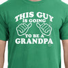 This Guy Is Going To Be A Grandpa Tee Shirt - Mens Tee Shirt. Workout T-Shirt. Running Shirt. T Shirt. Dad. New Grandpa. Grandfather