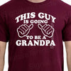 New Dad Baby Pregnancy This Guy is Going to be a Grandpa Mens T shirt Grandfather papa Pregnancy announcement Grandad Fathers Day Gift Idea