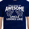 THIS is What An AWESOME UNCLE Looks Like T-Shirt T Shirt Tees Mens Gift Present New Uncle Pregnancy World's Best Uncle Ever