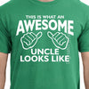 Awesome Uncle T-Shirt This is What An Awesome Uncle Looks Like T shirt New Baby Announcement Gift Uncle Brother Shirt Mens Christmas Gift