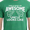 Uncle Shirt AWESOME UNCLE t shirt tshirt This is What an Awesome Uncle Looks Like gift for New Uncle Gift Ideas