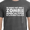 Zombie Apocalypse T-shirt Halloween shirt Funny tshirt gift Gift for Birthday Christmas Gift