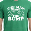 Dad to be The Man Behind the BUMP Mens T-Shirt Pregnancy T-shirt For New Dads To Be Humor Cool Husband gift for baby daddy
