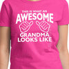 This is what an awesome grandma looks like. t-shirt for grandma gift for grandma baby shower pregnancy new baby gift for woman grandmother