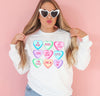 Candy Hearts, Valentines Day Sweatshirt, Candy Hearts Sweatshirt for Women, Valentine Shirts, Valentines Day Gift for Mom and Daughter