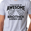 Christmas Gift for Brother - This is What An Awesome Brother Looks Like - Brother Gift - Mens T Shirt - New Aunt - Funny New Uncle T Shirt