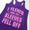 I Flexed and the sleeves fell off Tank Top, Workout Tank, Gym Tank, Running Tank, Gym Shirt, Womens Workout Tank Top, Fitness tank top
