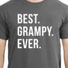 Fathers Day Gift Best Grampy Ever Men's T Shirt Grandpa Gift Husband Gift Dad Shirt New Grandad Wife Gift Funny T-shirt gift Idea
